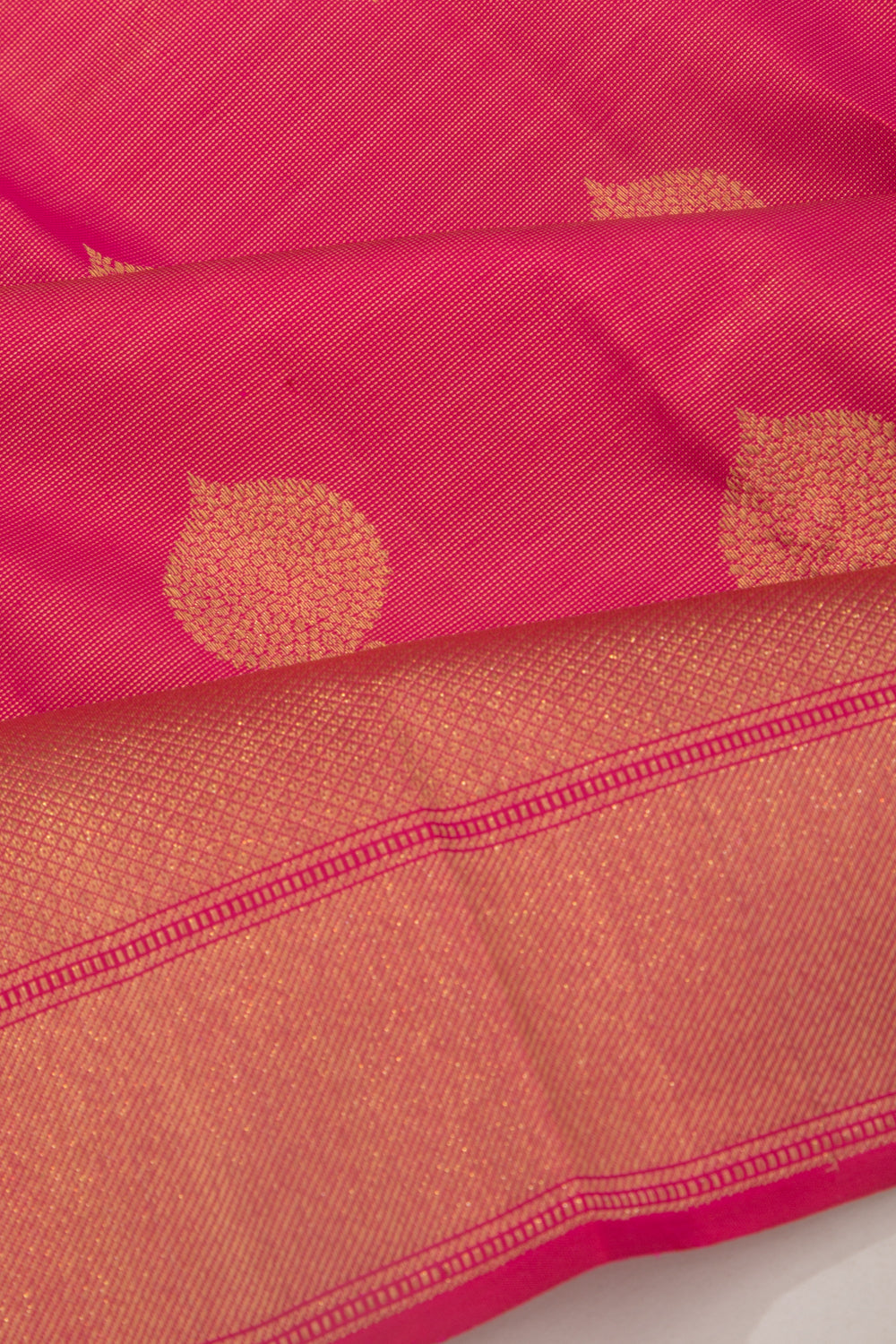 Kanchipuram Silk Butta Pink Saree