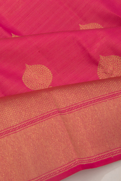 Kanchipuram Silk Butta Pink Saree