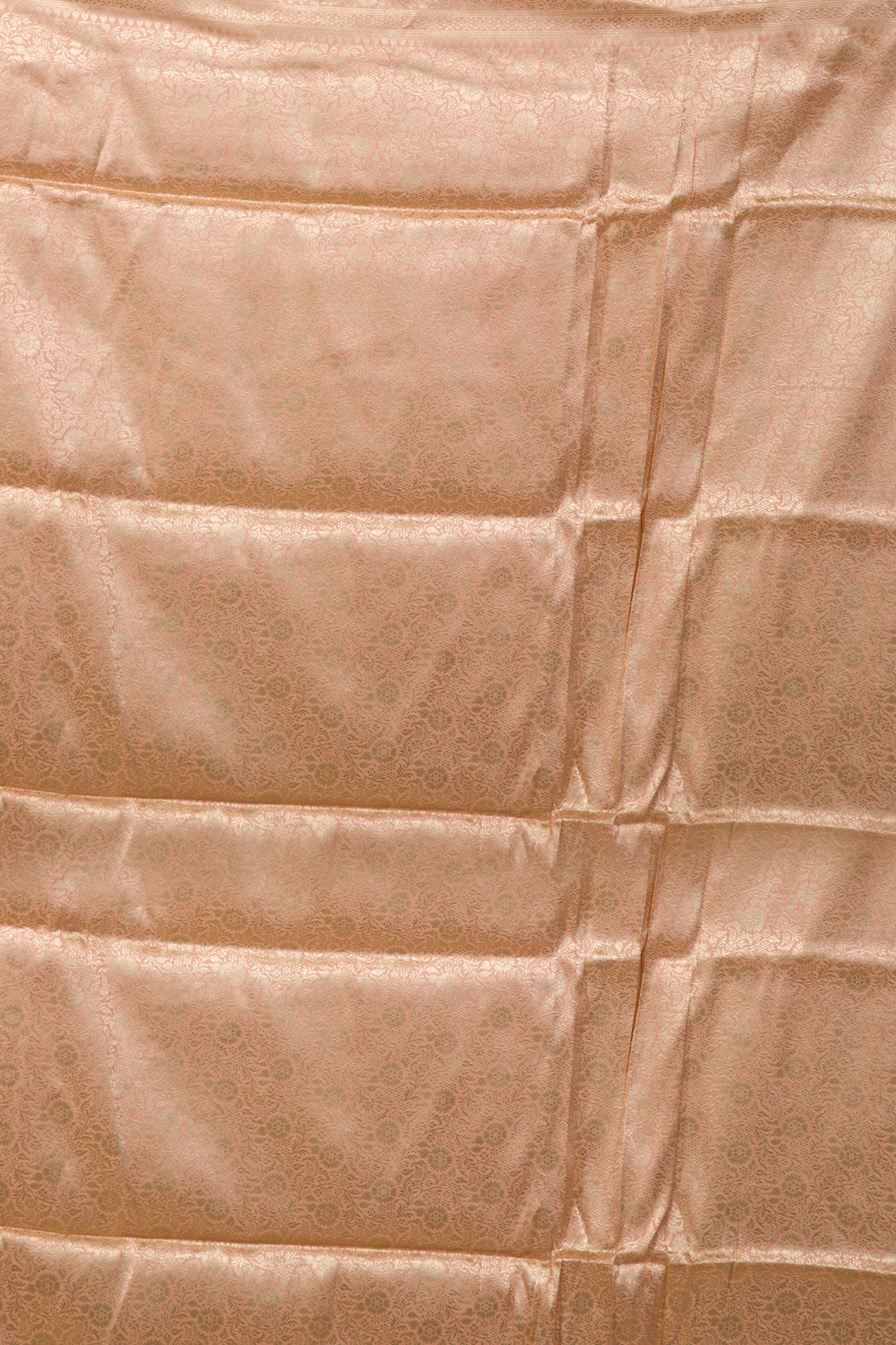 Banarasi Silk Jaal Cream Saree