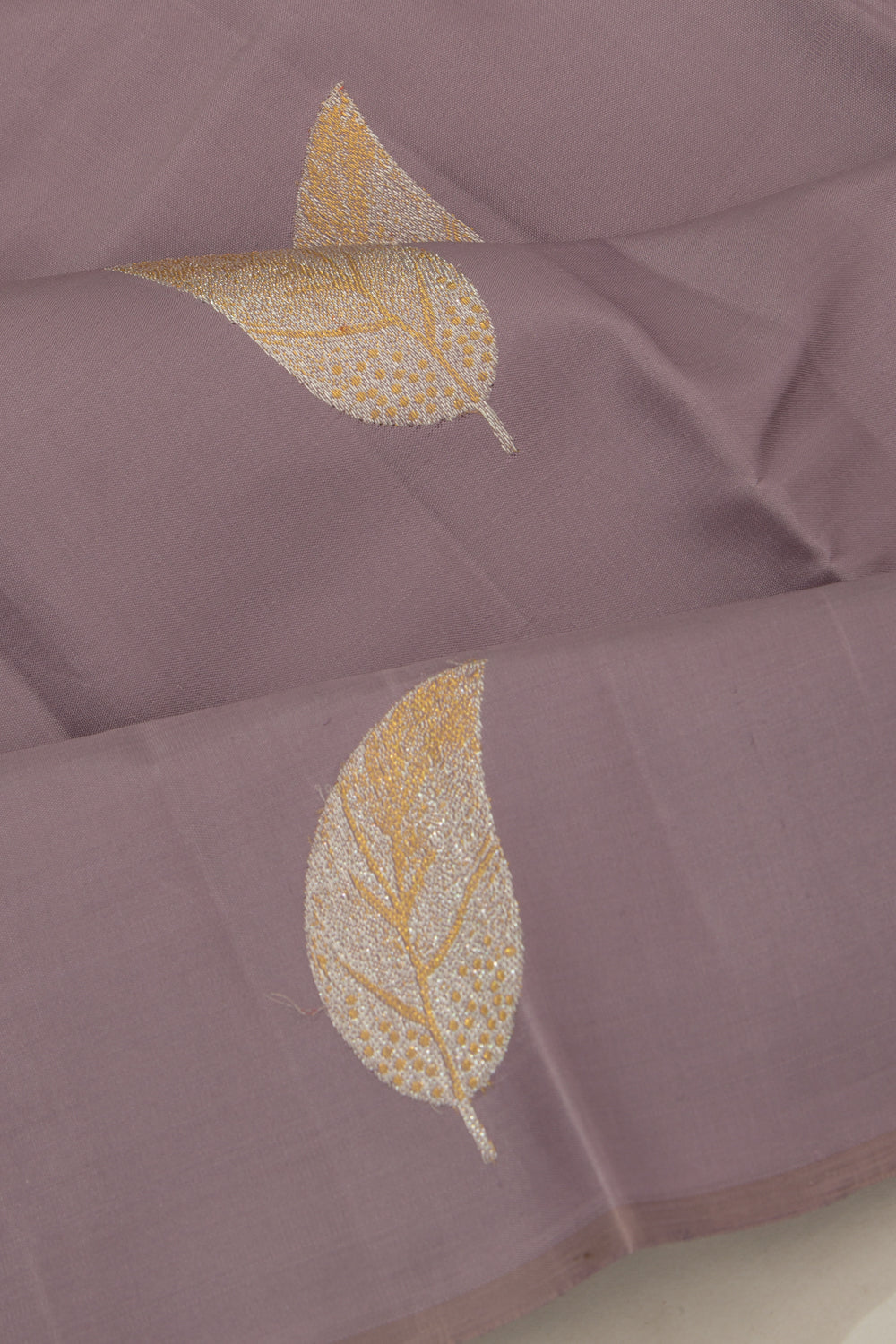 Kanchipuram Silk Butta Lilac Saree