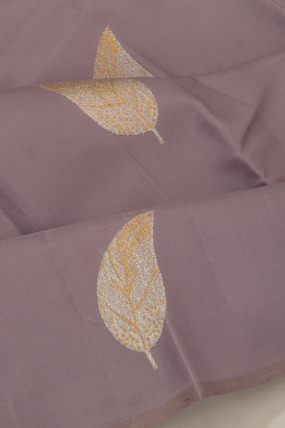 Kanchipuram Silk Butta Lilac Saree