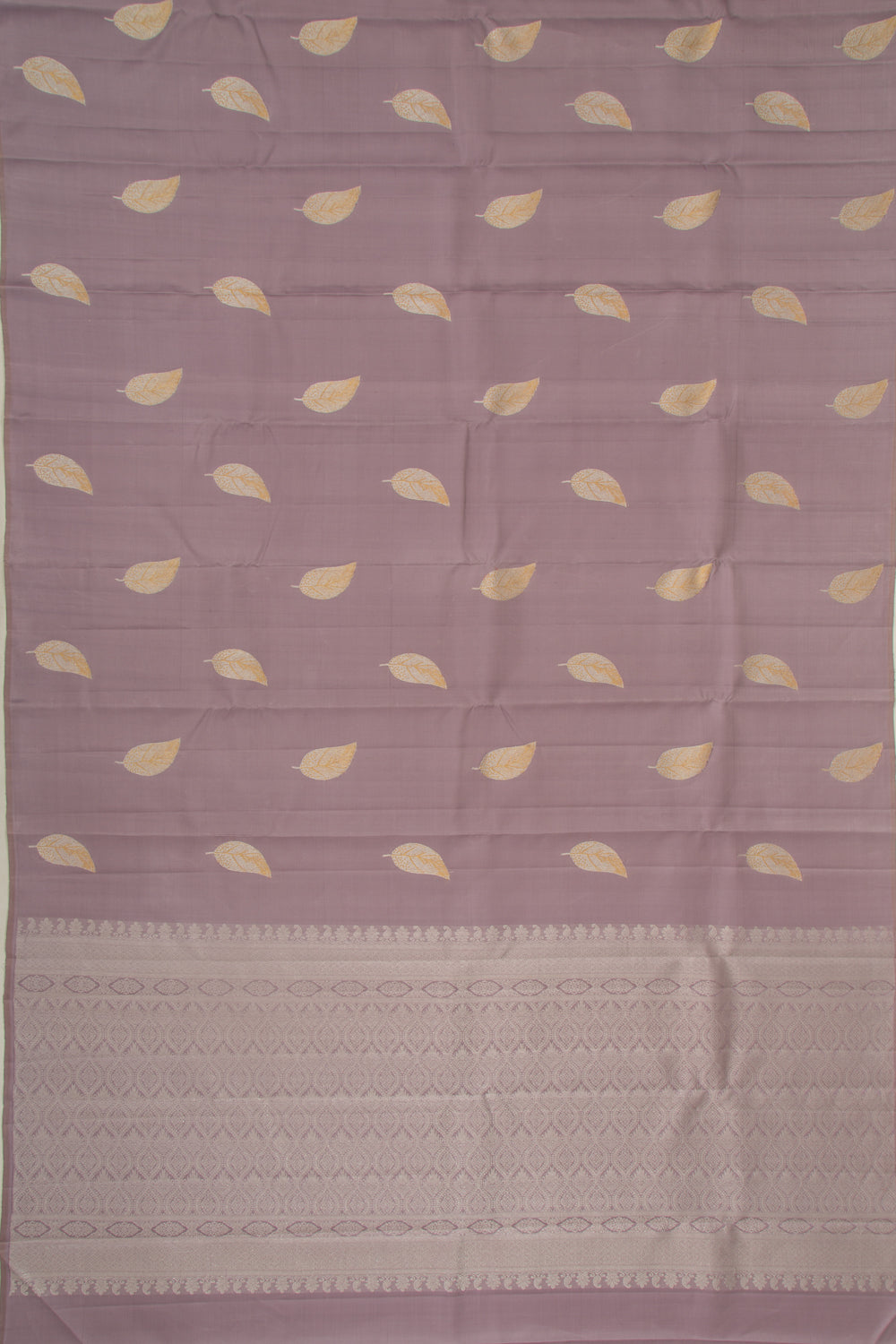 Kanchipuram Silk Butta Lilac Saree