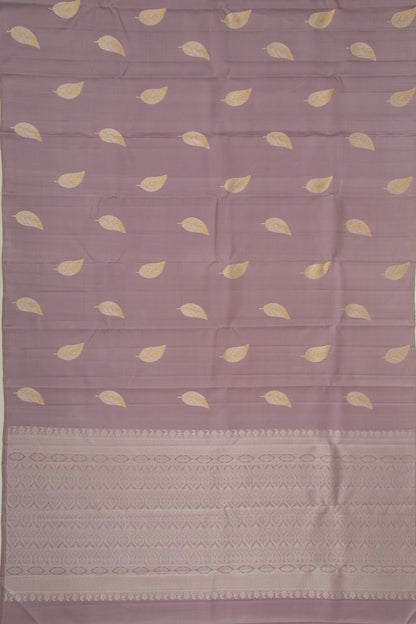 Kanchipuram Silk Butta Lilac Saree