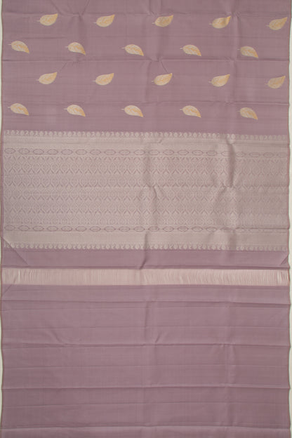 Kanchipuram Silk Butta Lilac Saree