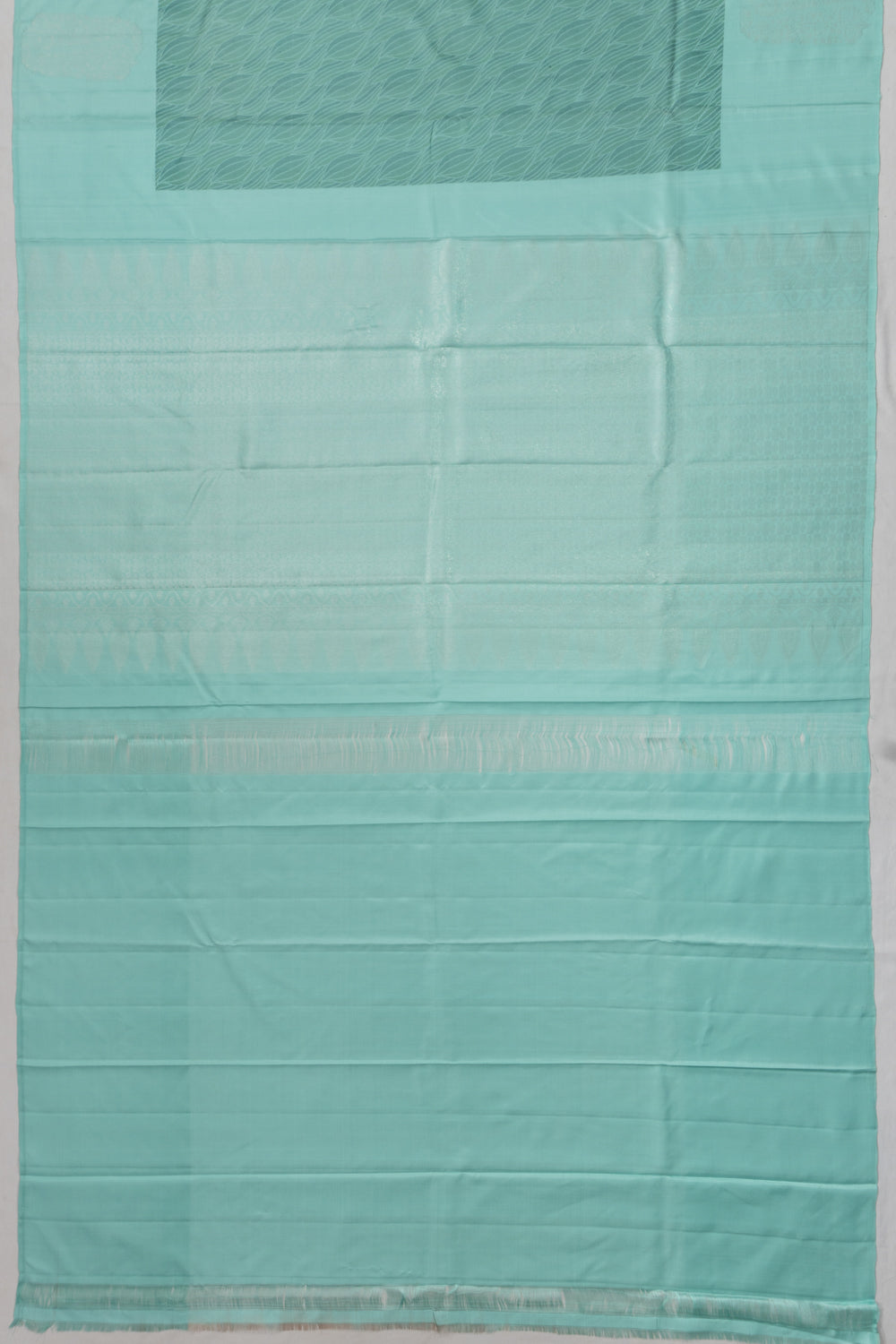 Kanchipuram Silk Geometrical Brocade Sage Green Saree With Gift Box And Rakhi