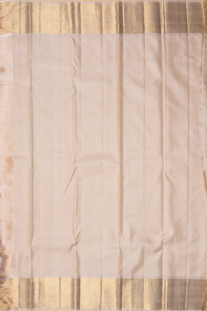 Kanchipuram Silk Jaal Lavender Saree