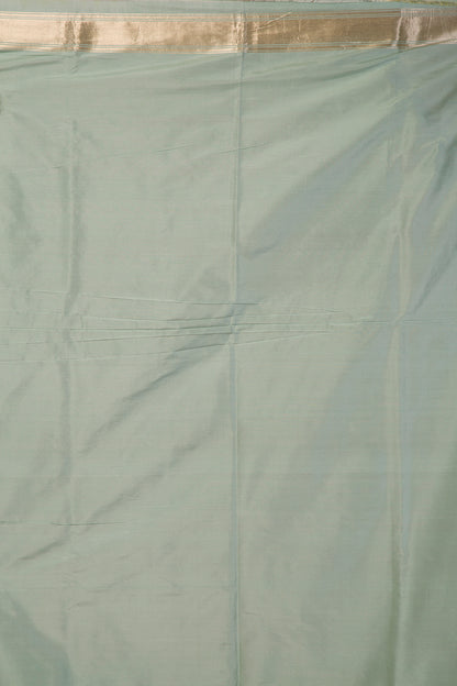Banarasi Silk Jaal Pastel Blue Saree