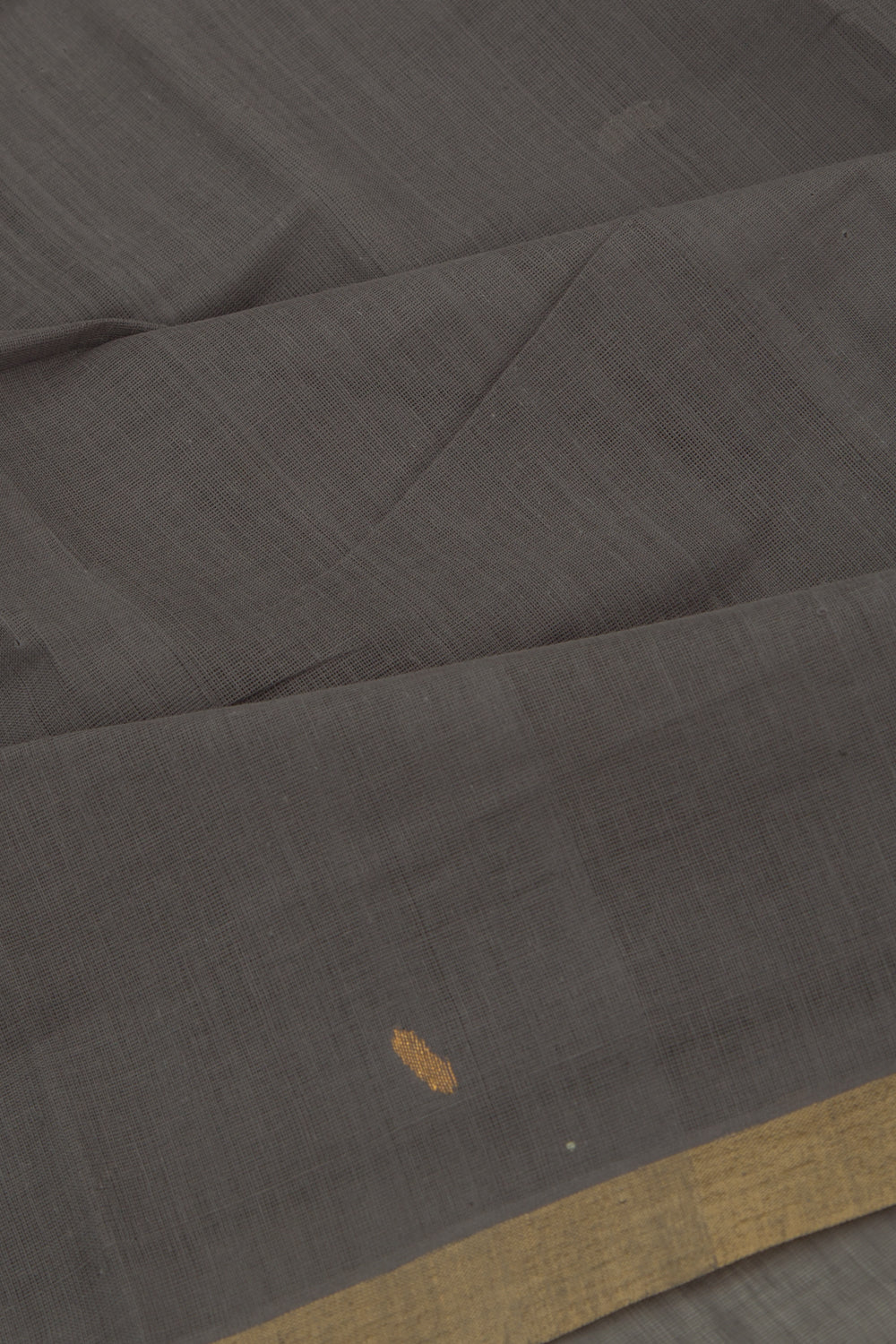 Ponduru Handspun Cotton Butta Grey Saree