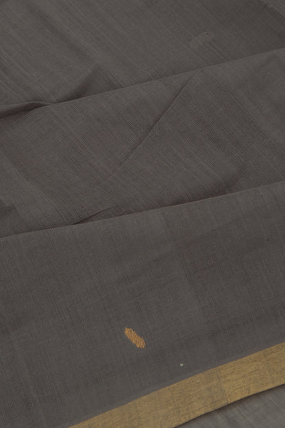 Ponduru Handspun Cotton Butta Grey Saree
