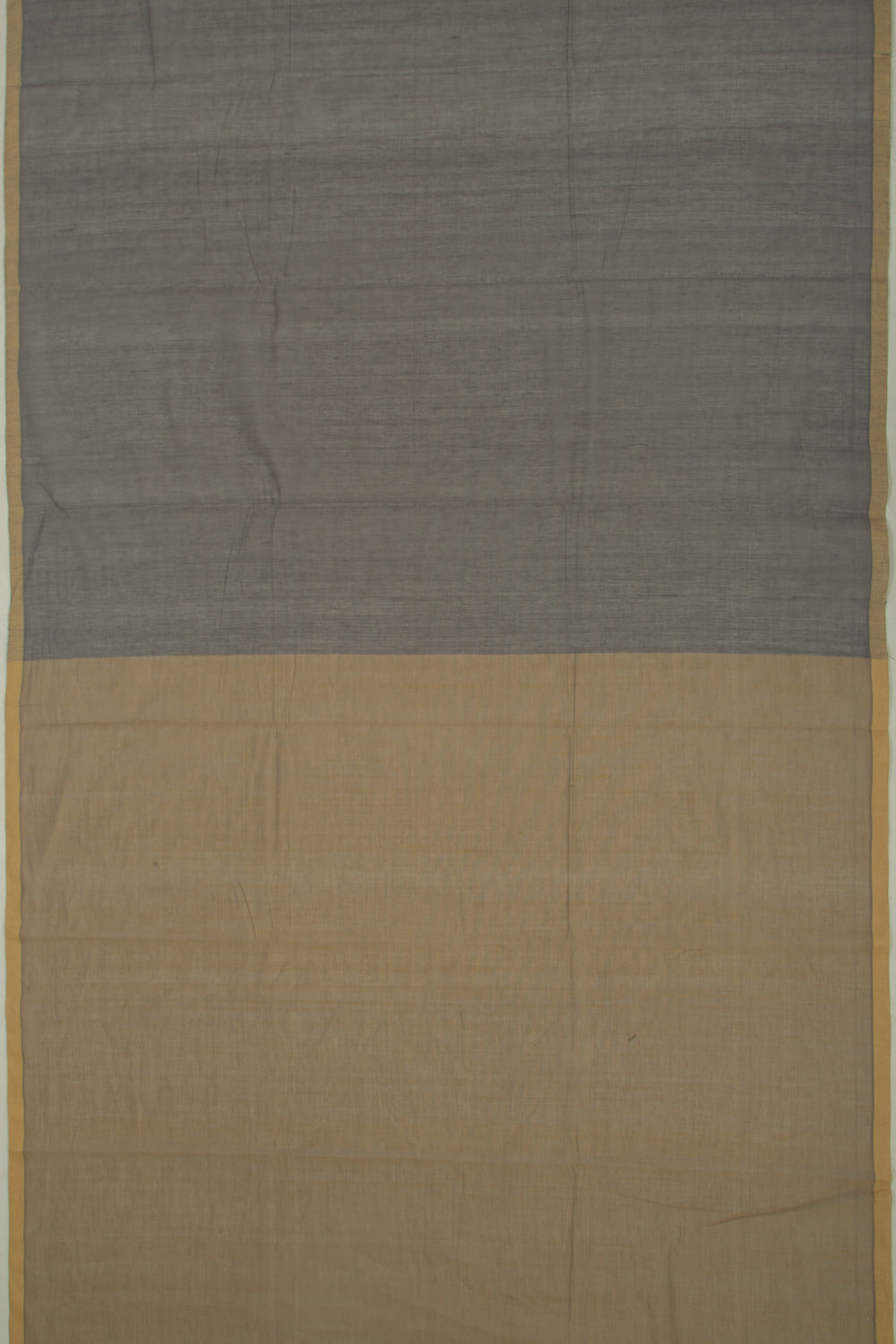 Ponduru Handspun Cotton Butta Grey Saree