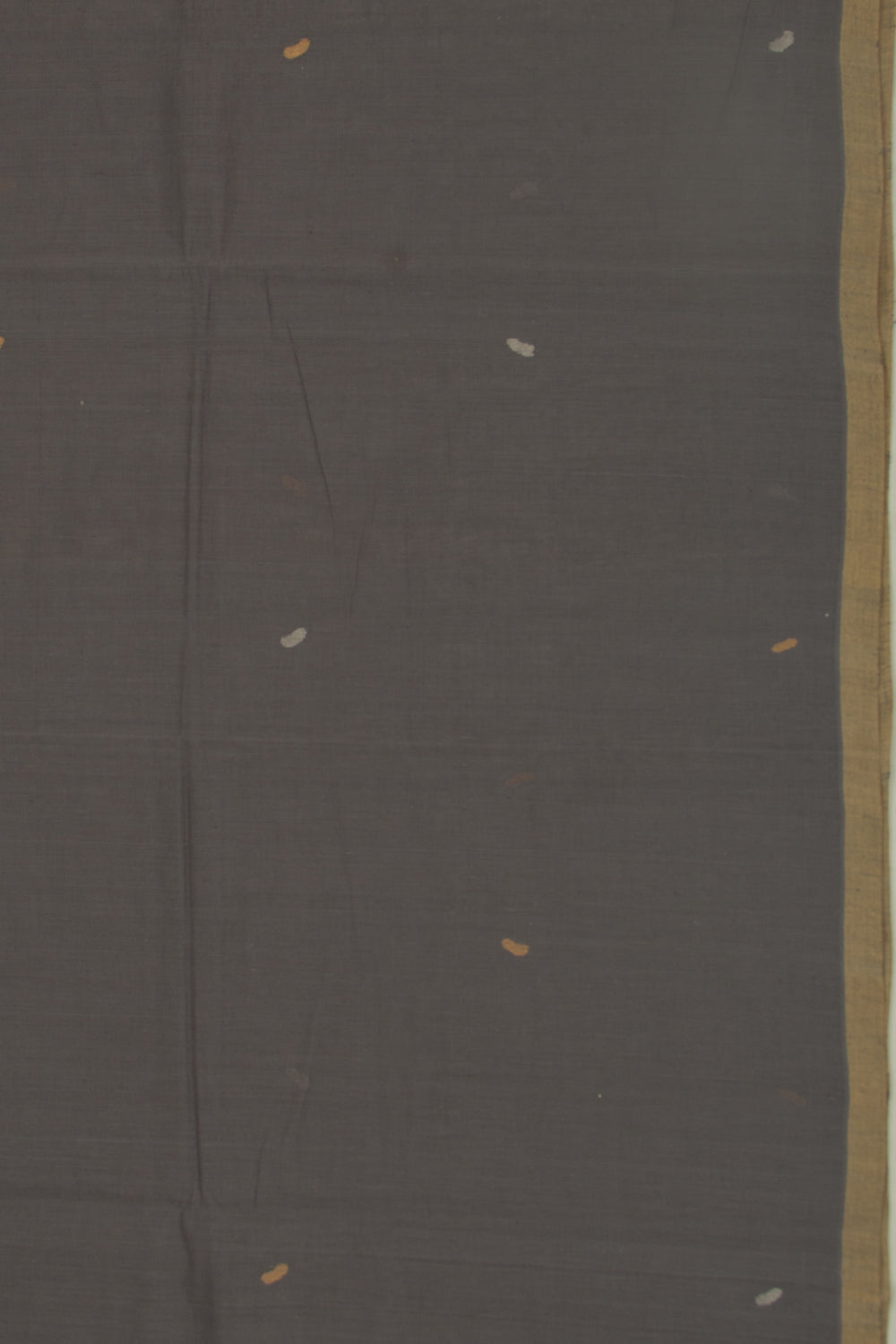 Ponduru Handspun Cotton Butta Grey Saree