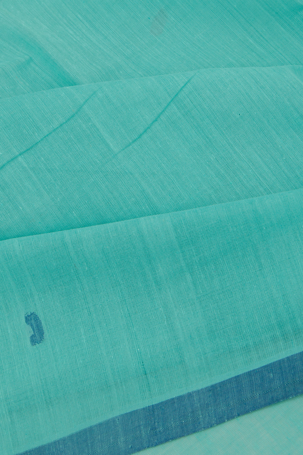 Ponduru Handspun Cotton Butta Sea Green Saree