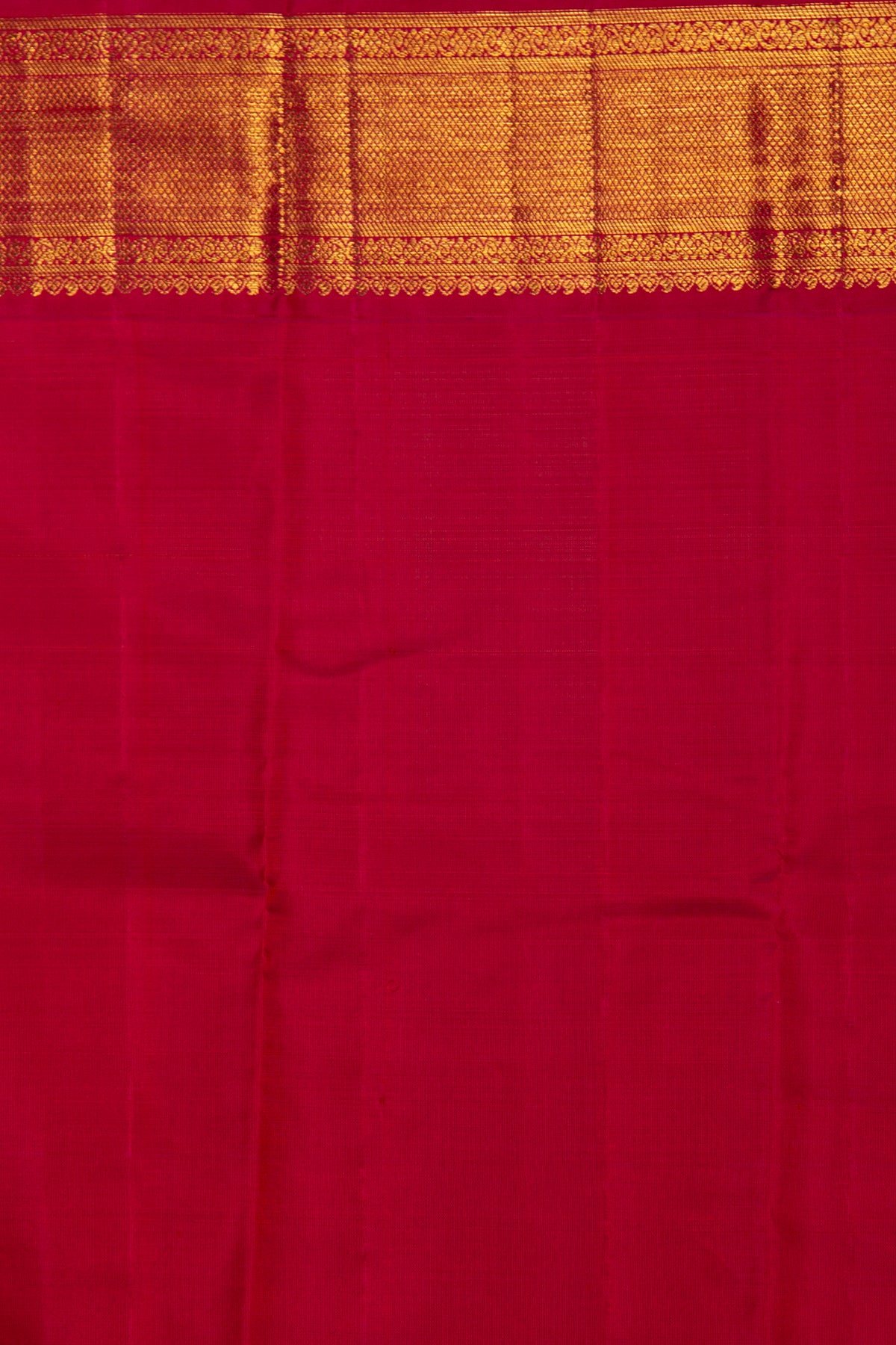 Kanchipuram Silk Butta Yellow Saree