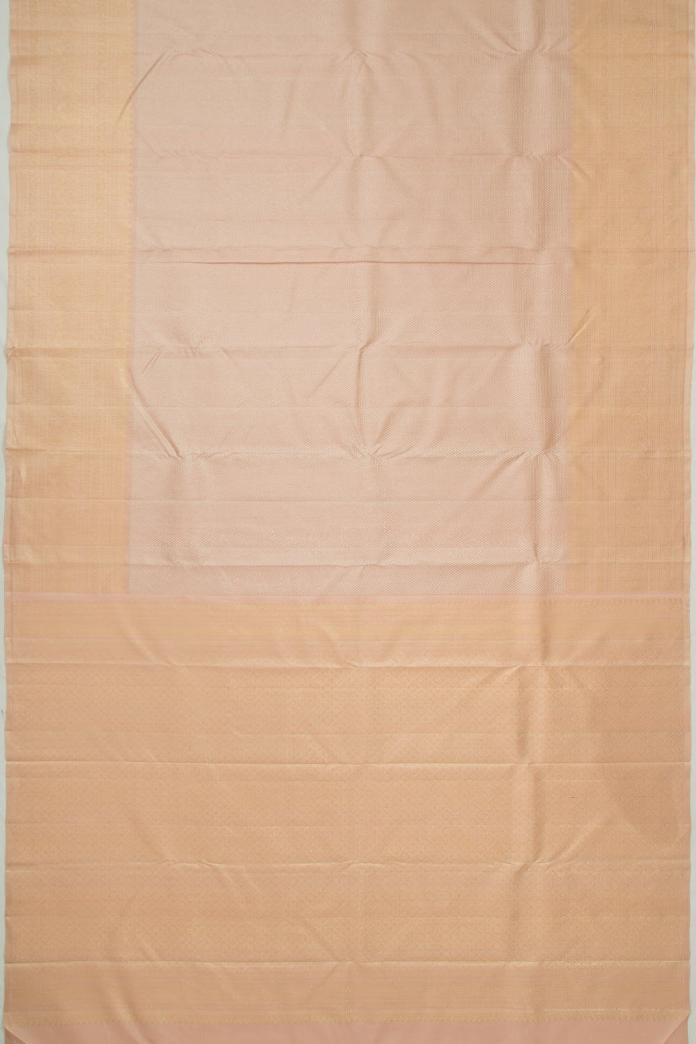 Kanchipuram Silk Brocade Peach Saree