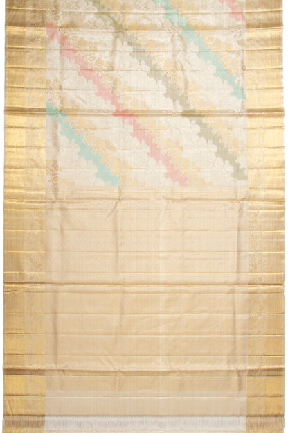 Kanchipuram Silk Leheriya Rangkat Saree