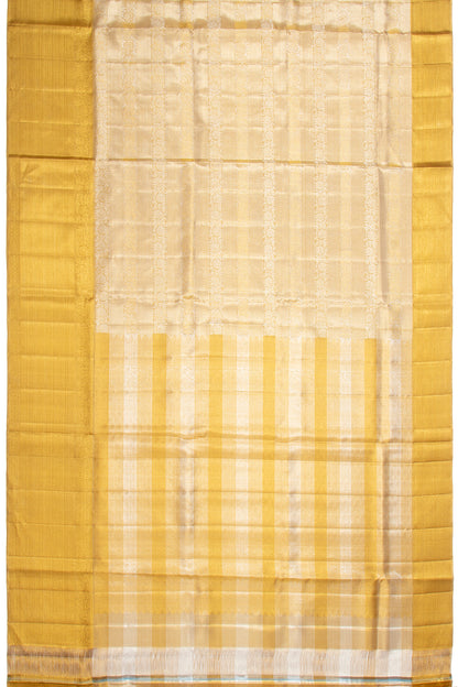 Kanchipuram Silk Brocade Gold Saree