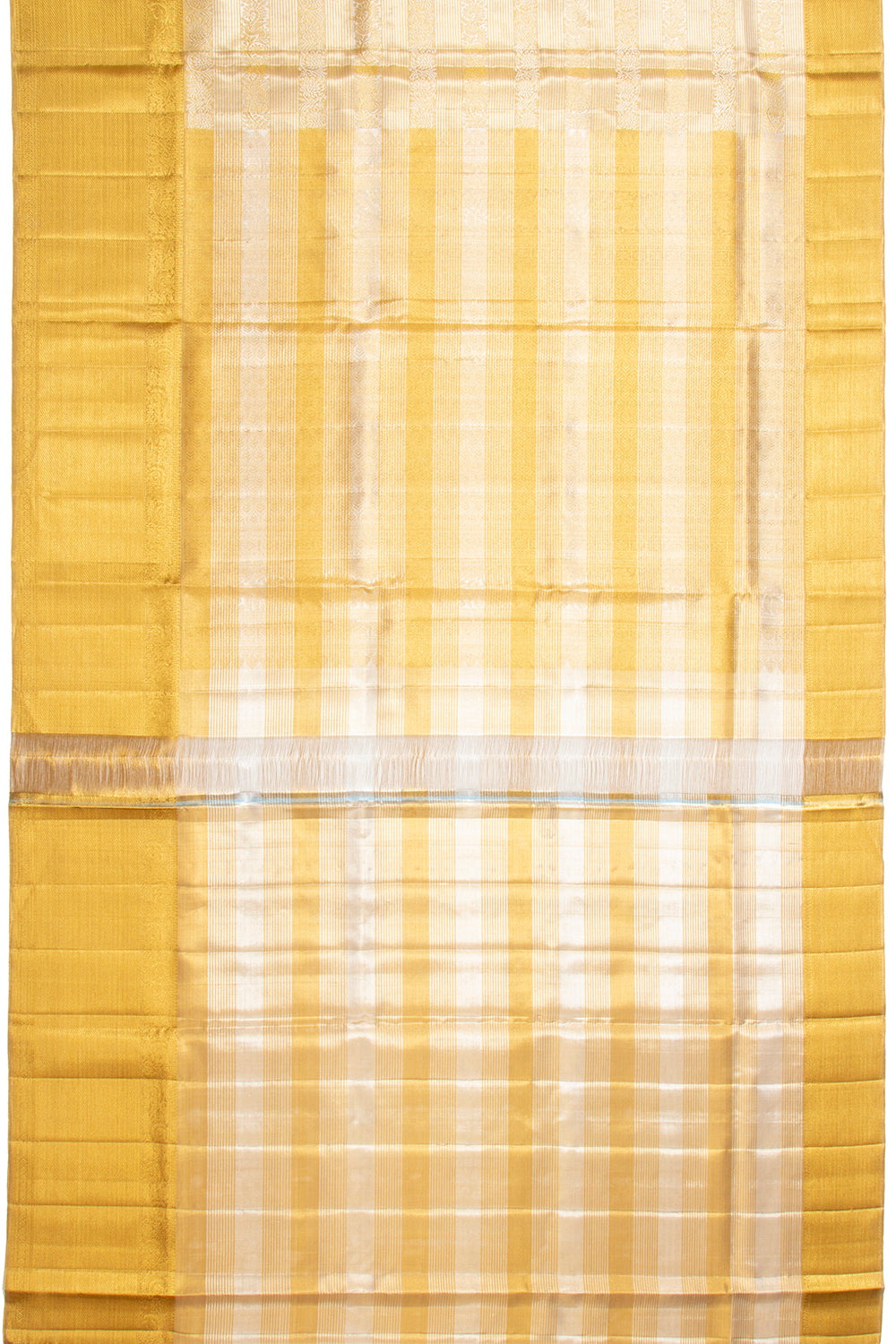 Kanchipuram Silk Brocade Gold Saree