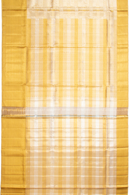 Kanchipuram Silk Brocade Gold Saree