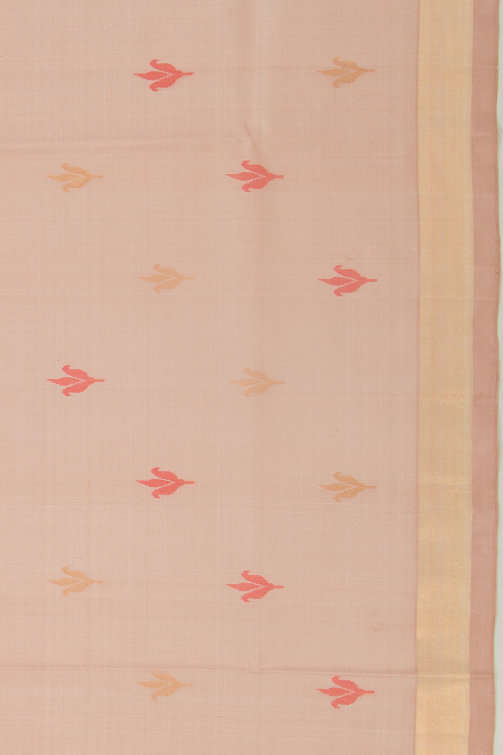 Uppada Silk Butta Cream Saree