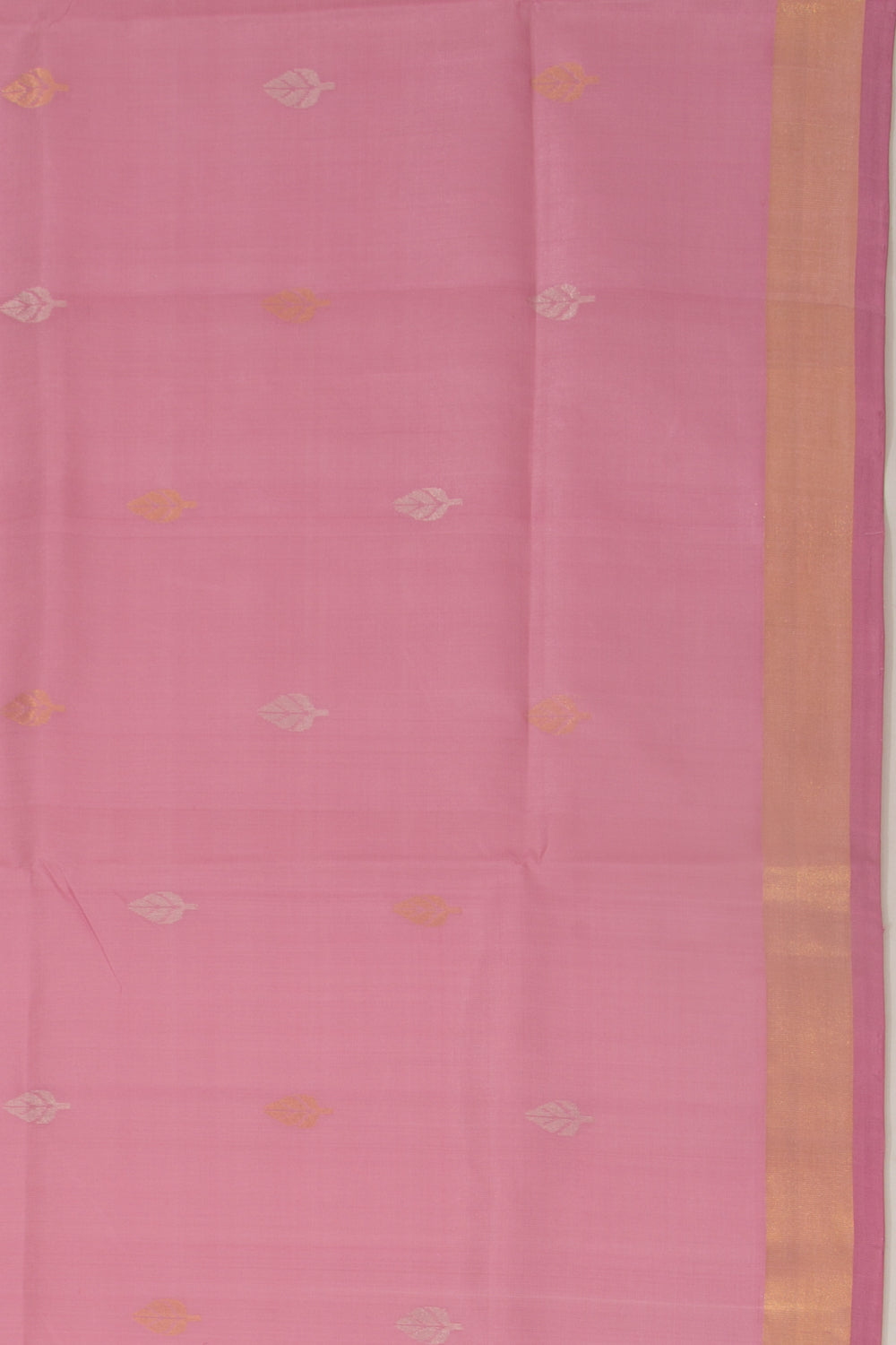 Uppada Silk Butta Baby Pink Saree