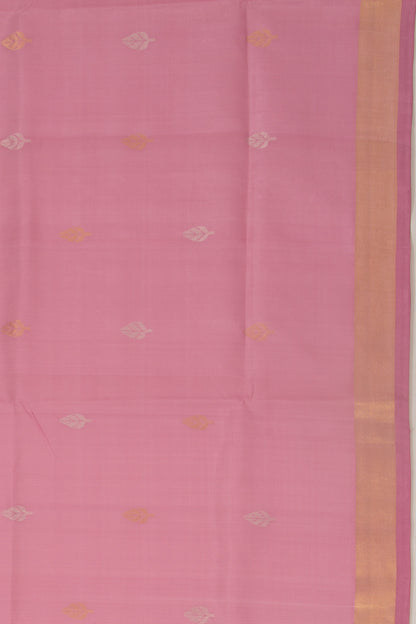 Uppada Silk Butta Baby Pink Saree