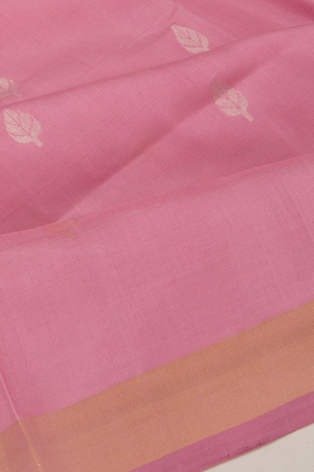 Uppada Silk Butta Baby Pink Saree