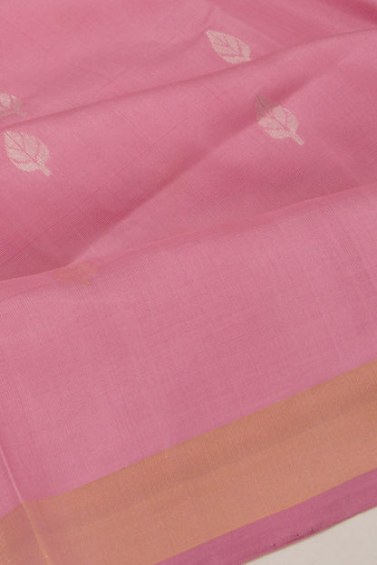Uppada Silk Butta Baby Pink Saree
