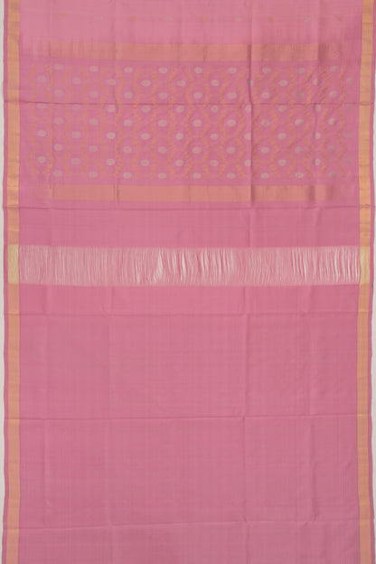 Uppada Silk Butta Baby Pink Saree