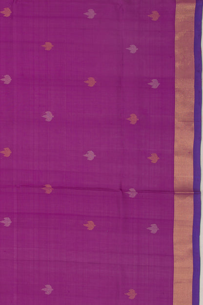 Uppada Silk Butta Purple Saree