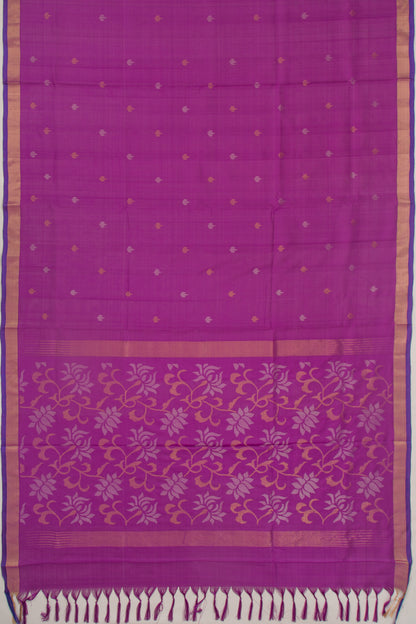 Uppada Silk Butta Purple Saree