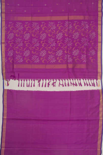 Uppada Silk Butta Purple Saree
