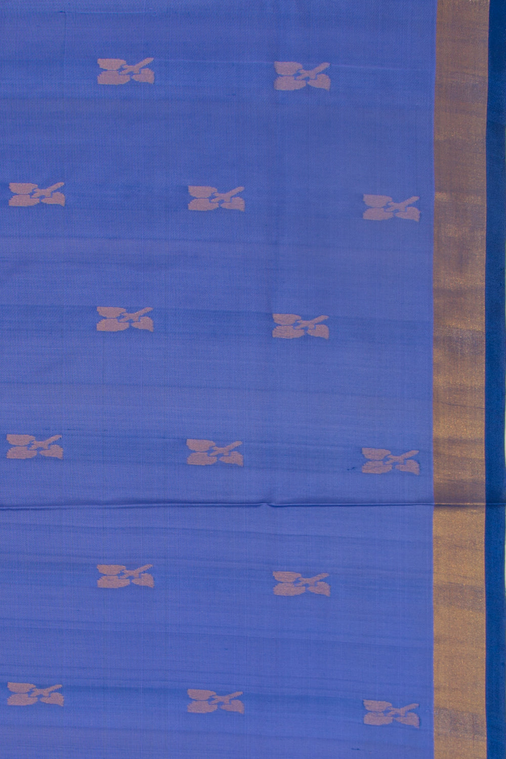 Uppada Silk Butta Blue Saree