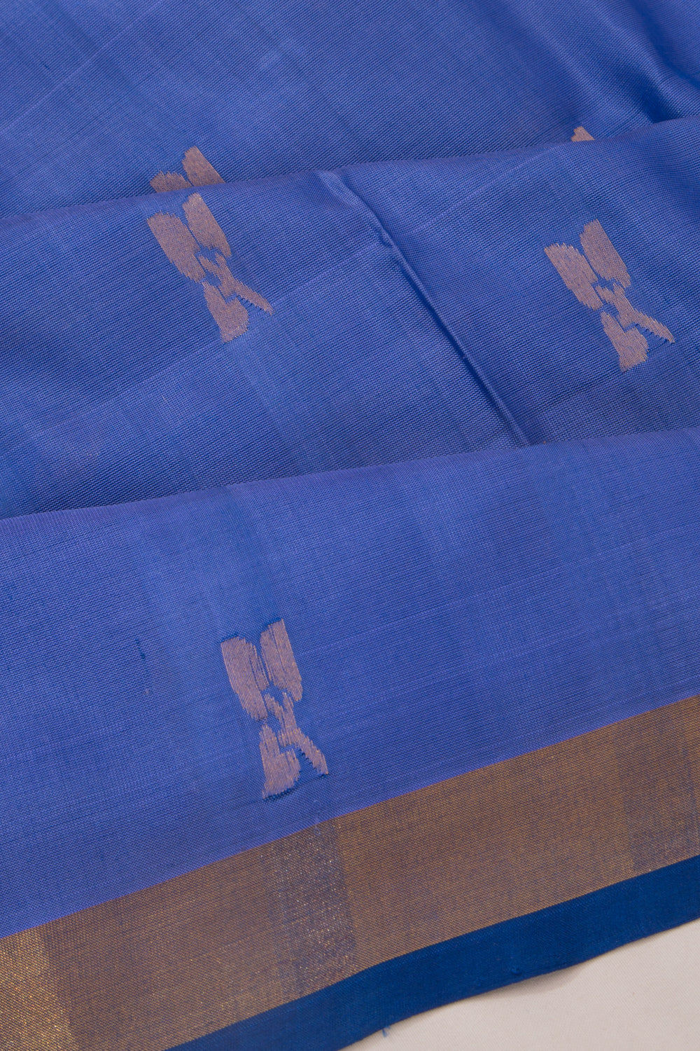 Uppada Silk Butta Blue Saree