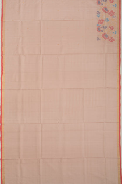 Uppada Silk Butta Peach Saree