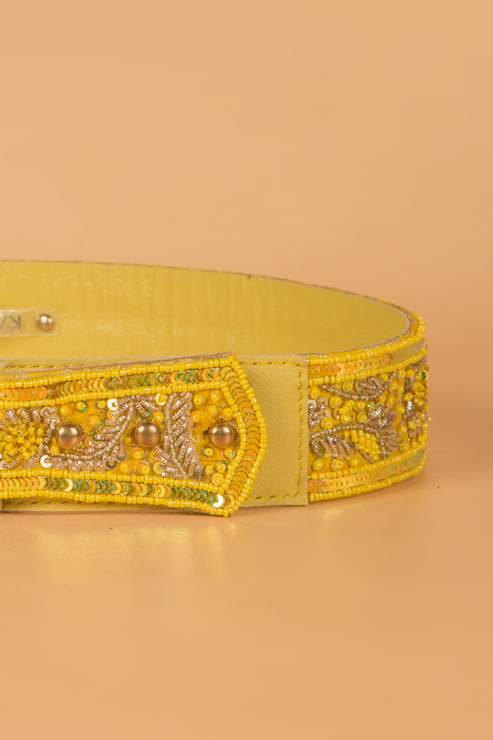 Zardosi Embroidery High Wasit Belt By Kankatala