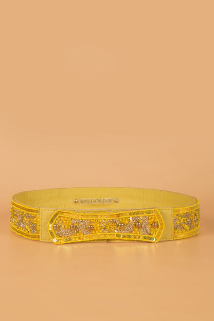 Zardosi Embroidery High Wasit Belt By Kankatala