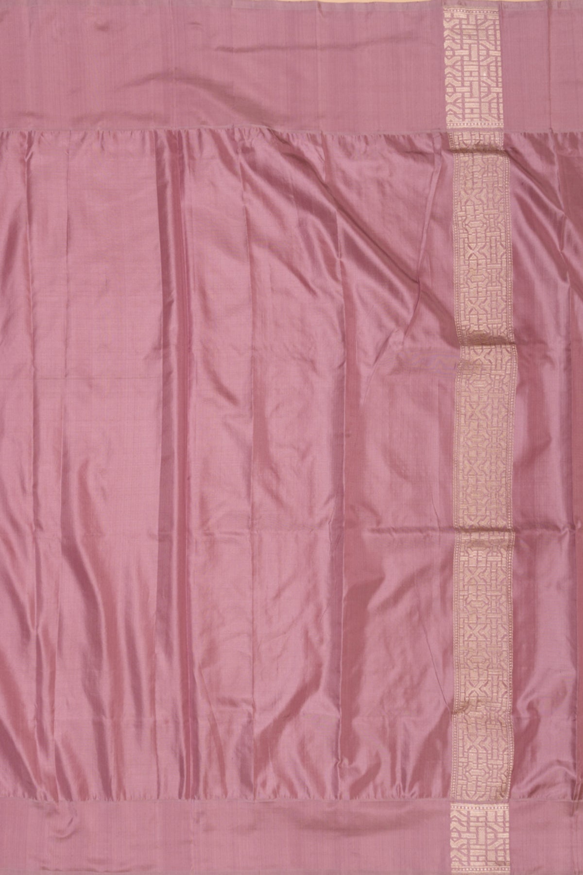 Banarasi Silk Vertical Lines Peach Saree