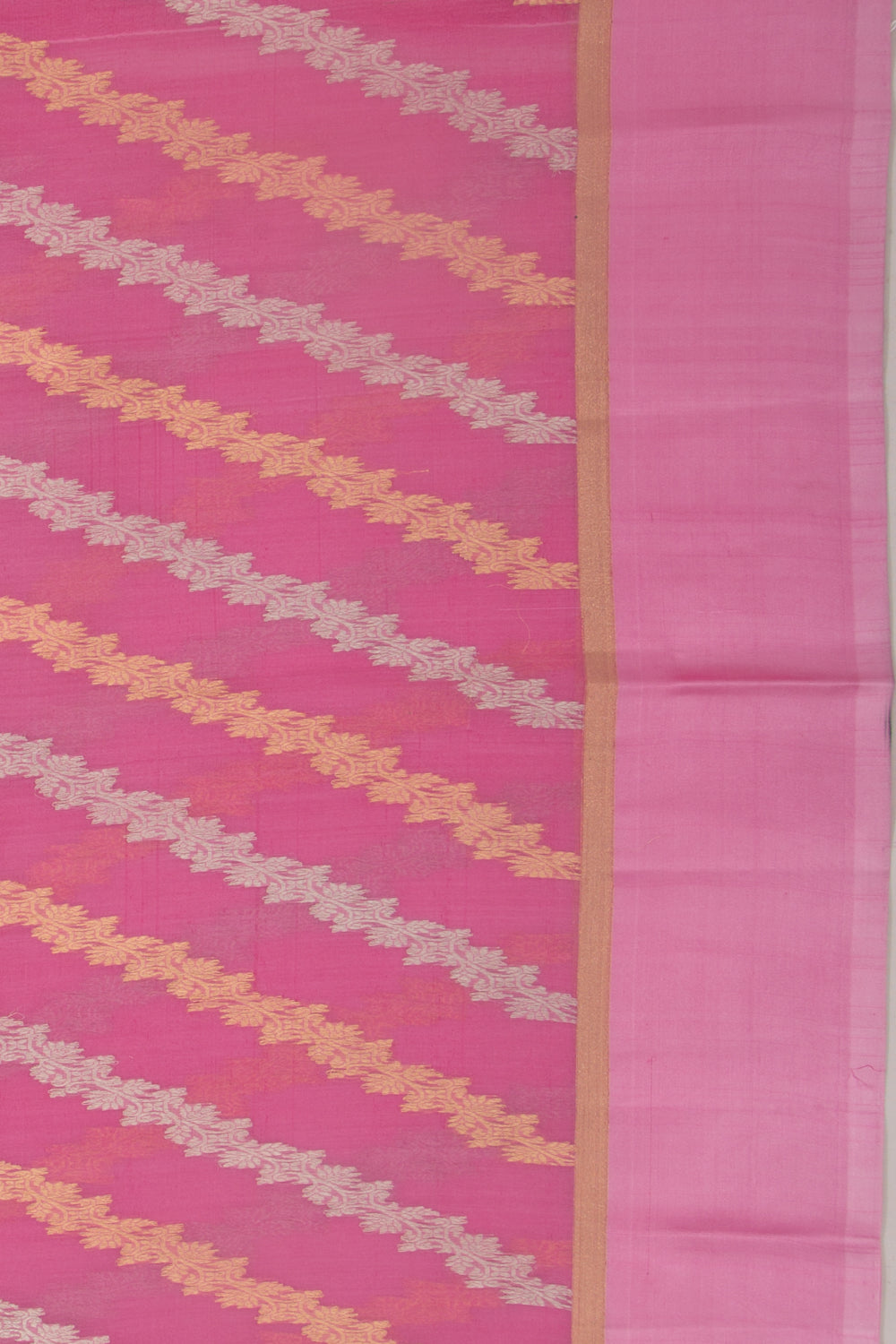 Organza Jaal Sea Pink Saree