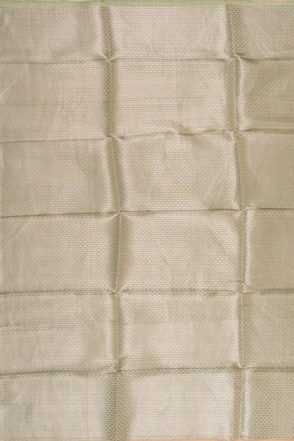 Banarasi Silk Butta Mehendi Green Saree