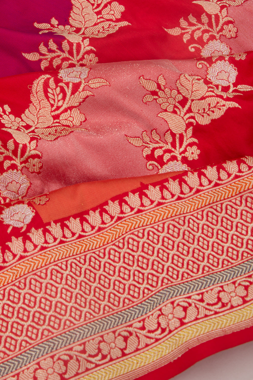 Banarasi Silk Leheriya Rangkat Saree