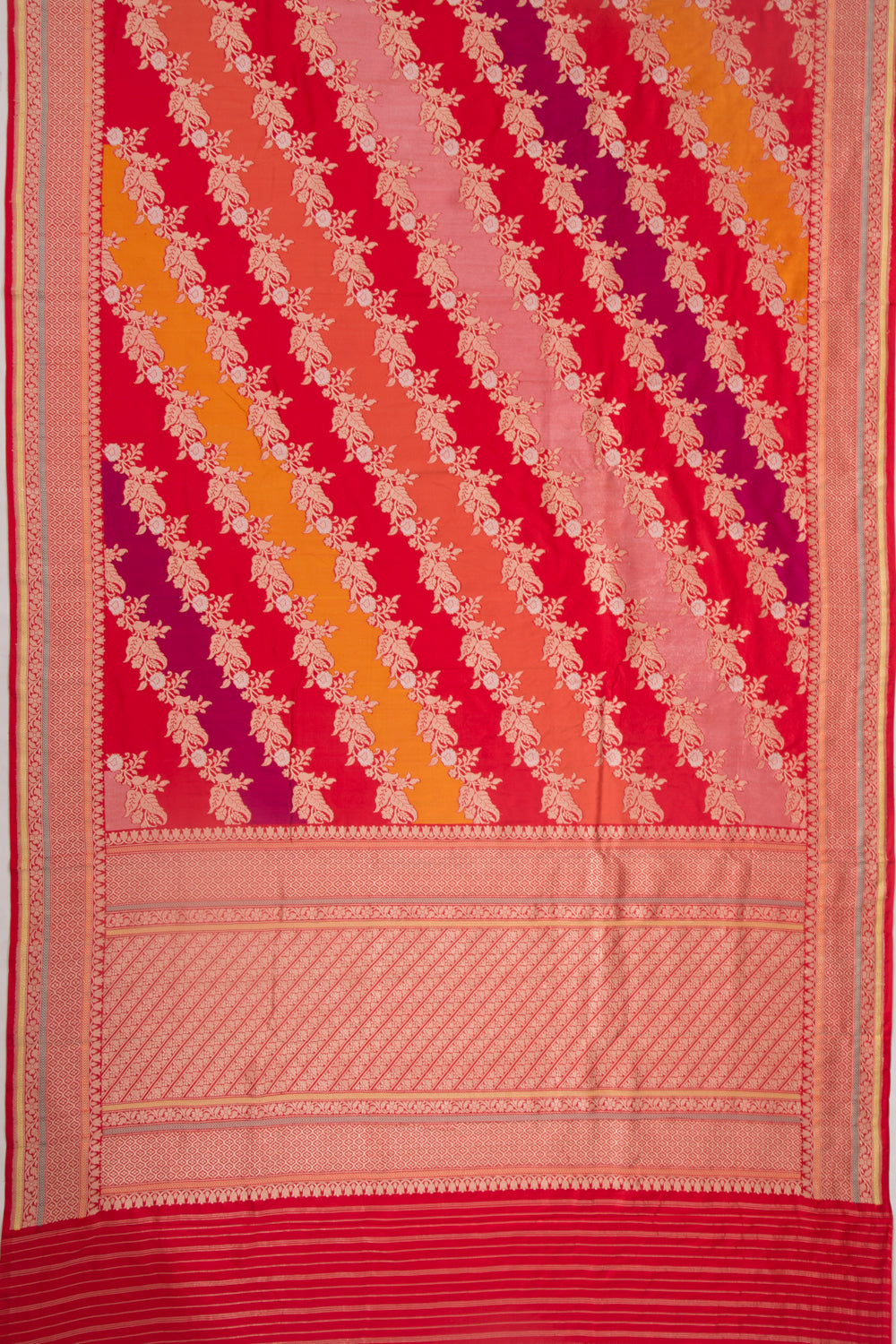 Banarasi Silk Leheriya Rangkat Saree