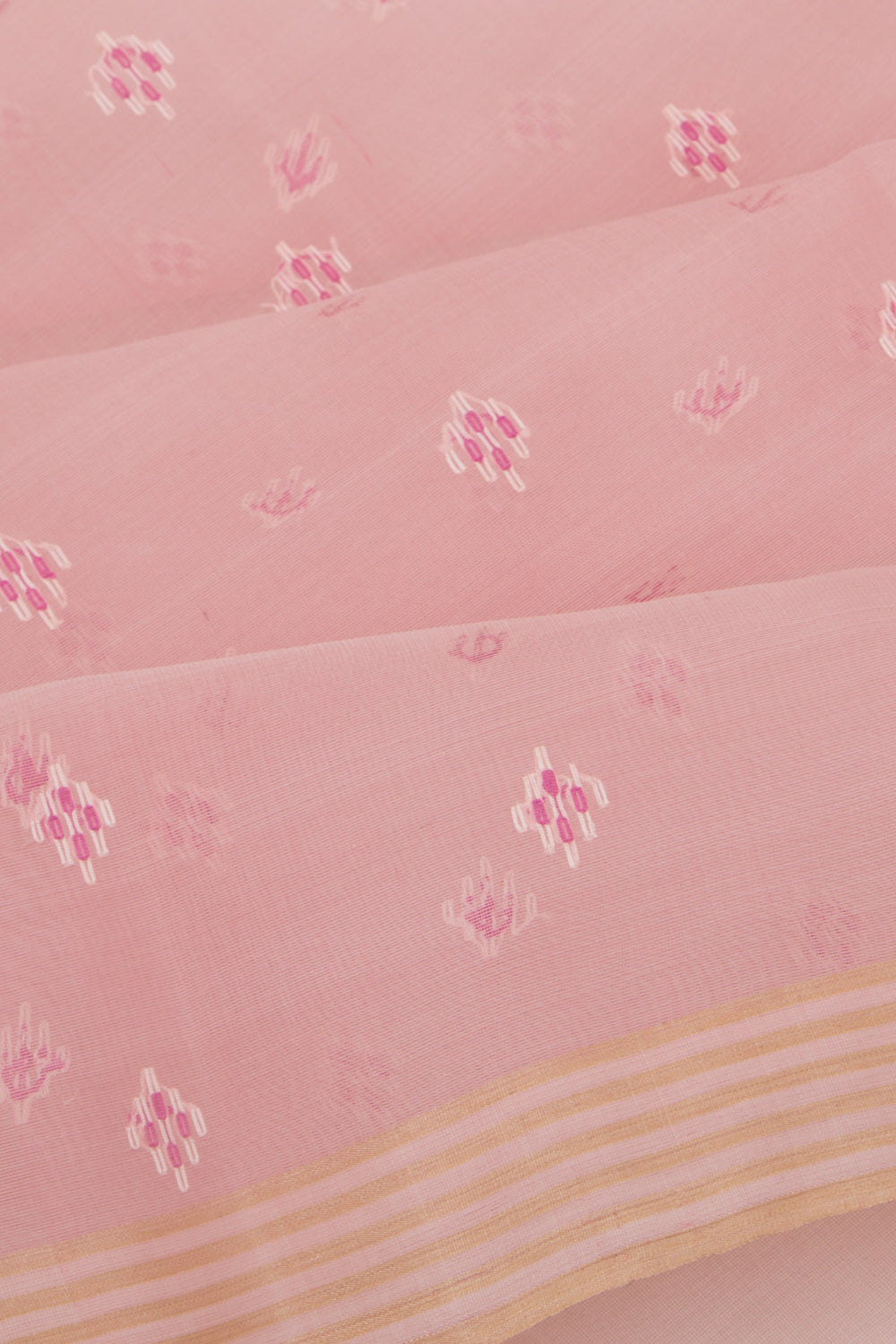 Dhakai Kora Organza Butta Lemon Lilac Saree