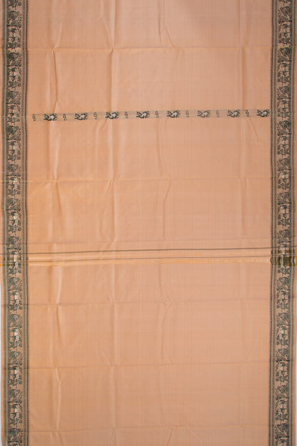 Baluchari Silk Butta Cream Saree