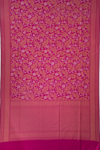 Banarasi Silk Jaal Purple Saree