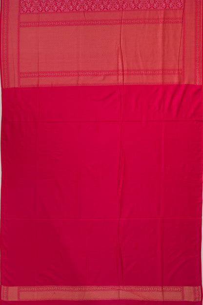 Banarasi Silk Jaal Pink Saree
