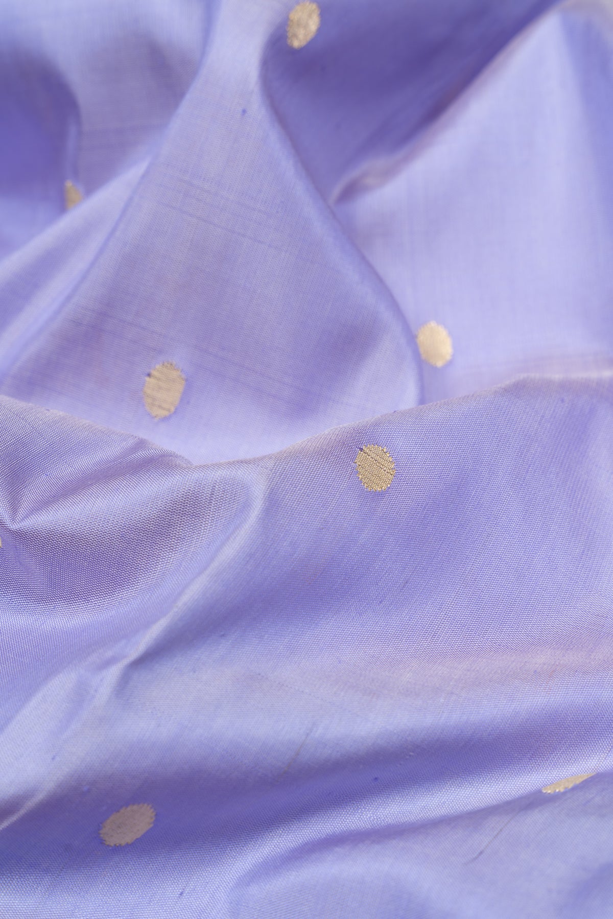 Paithani Silk Butta Lavender Saree With Akruthi Border