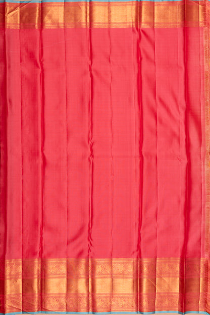 Kanchipuram Silk Brocade Violet Saree