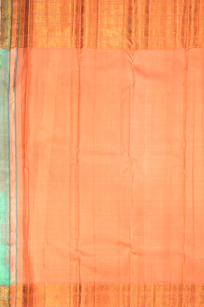 Kanchipuram Silk Brocade Green Saree