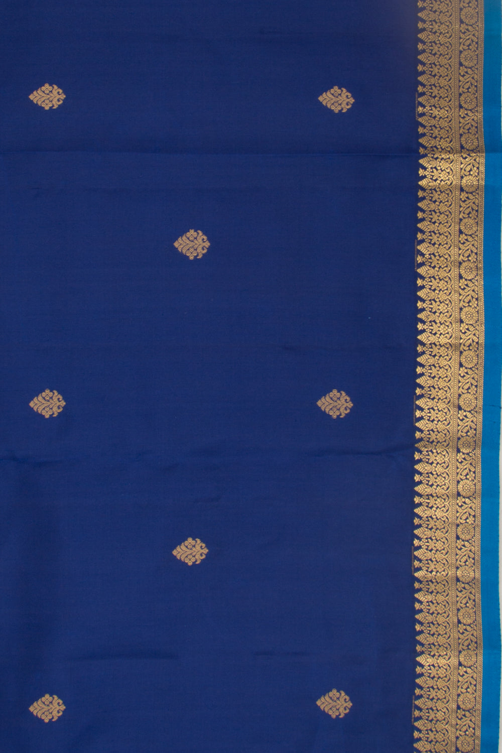 Soft Silk Butta Royal Blue Saree