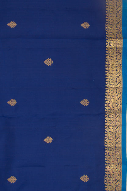 Soft Silk Butta Royal Blue Saree